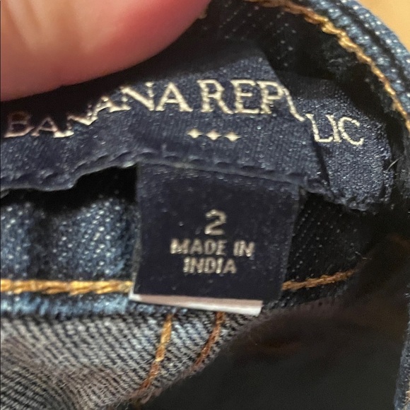 Banana Republic Navy Straight Leg Women's Jeans - Picture 7 of 7